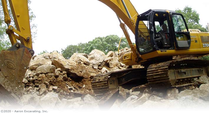 Full system excavations, new system installations - Aaron can do that!